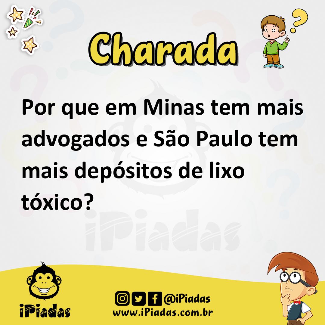 Ilustração de Por que em Minas tem mais advogados e São Paulo tem mais depósitos de lixo tóxico? no iPiadas