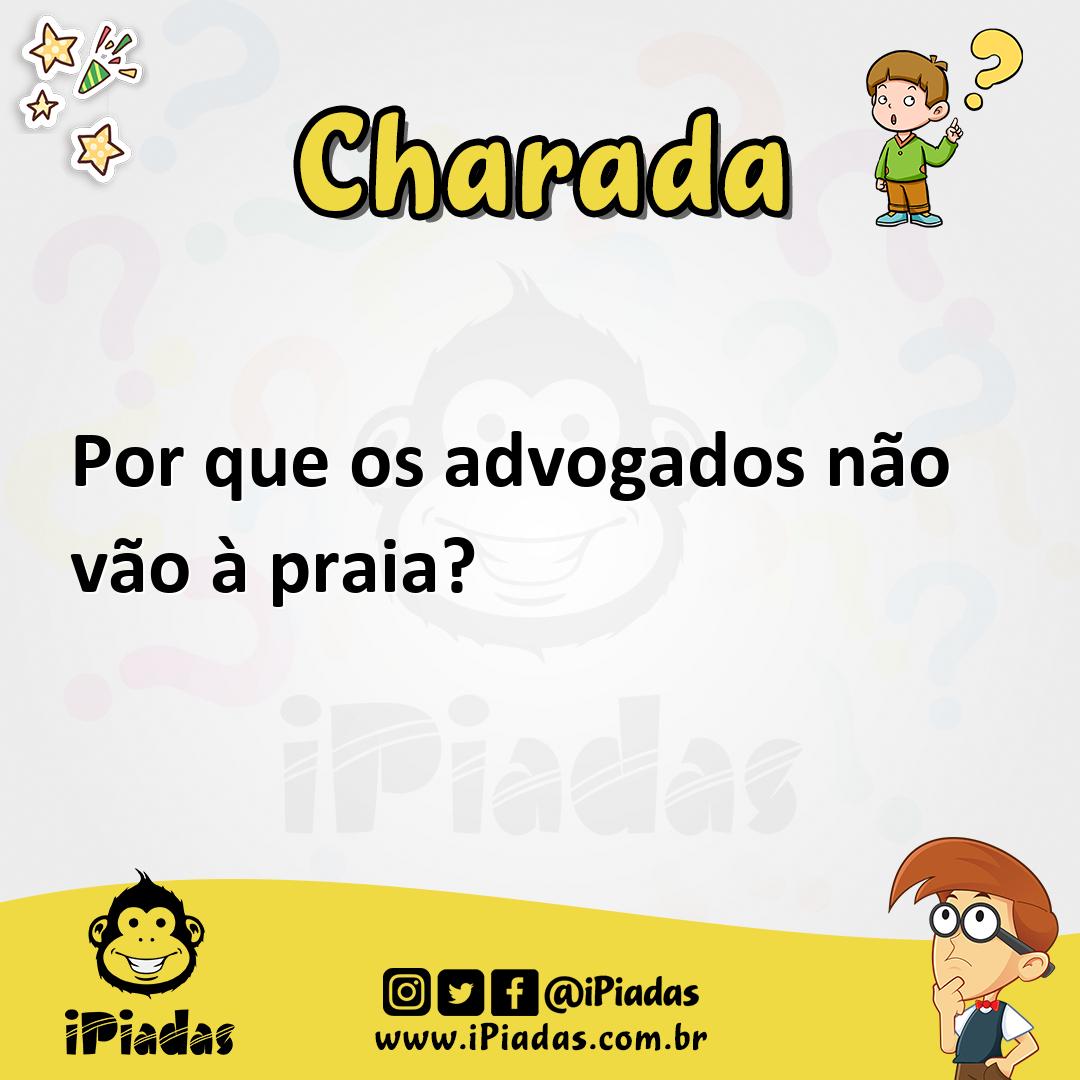 Por que os advogados não vão à praia?