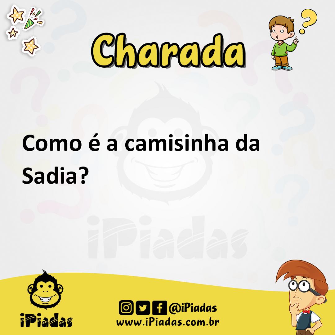 Ilustração de Como é a camisinha da Sadia? no iPiadas