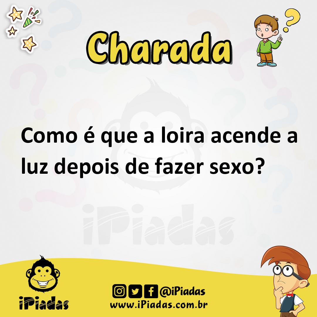 Ilustração de Como é que a loira acende a luz depois de fazer sexo? no iPiadas