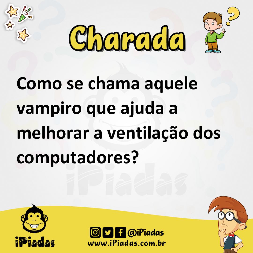 Ilustração de Como se chama aquele vampiro que ajuda a melhorar a ventilação dos computadores? no iPiadas