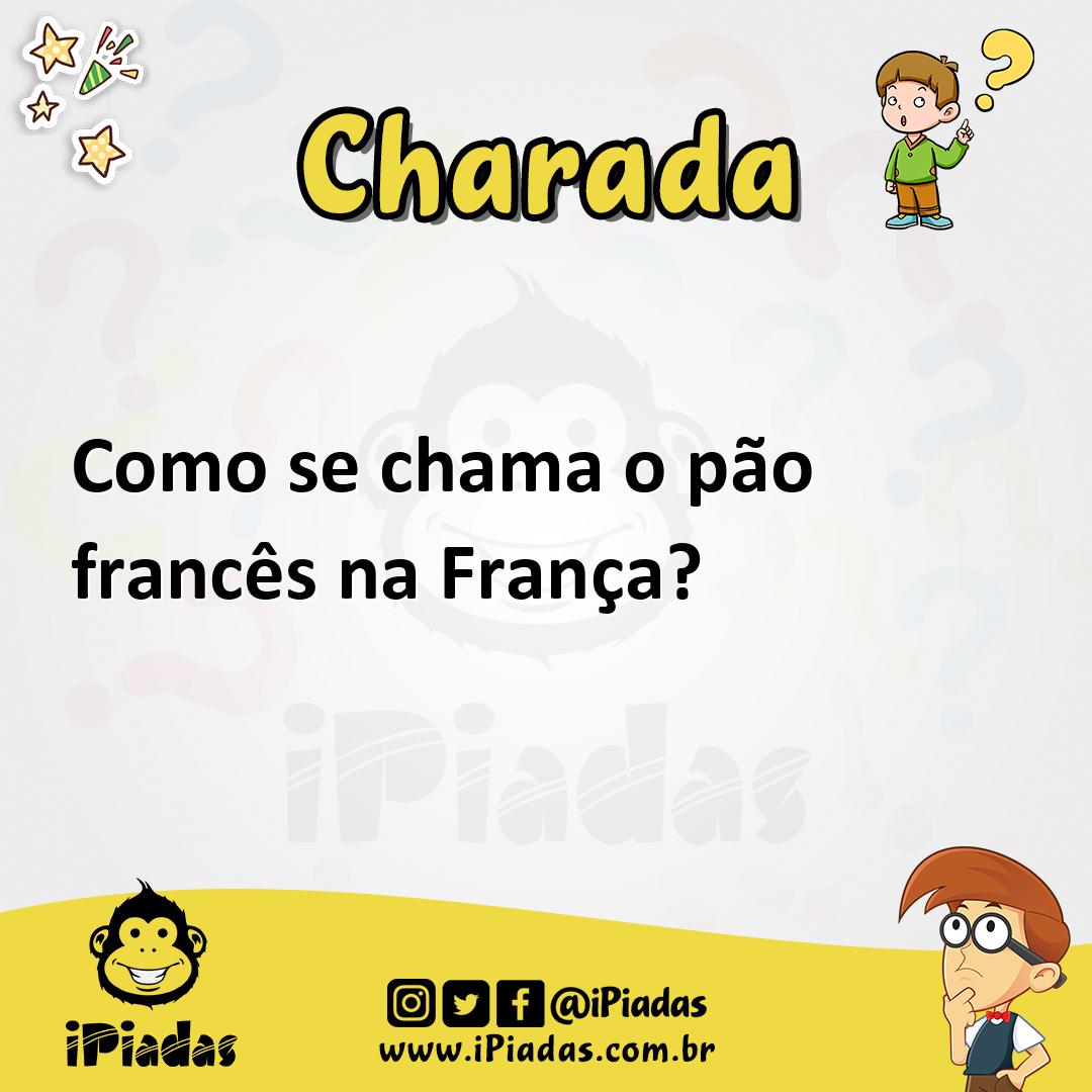 Ilustração de Como se chama o pão francês na França? no iPiadas