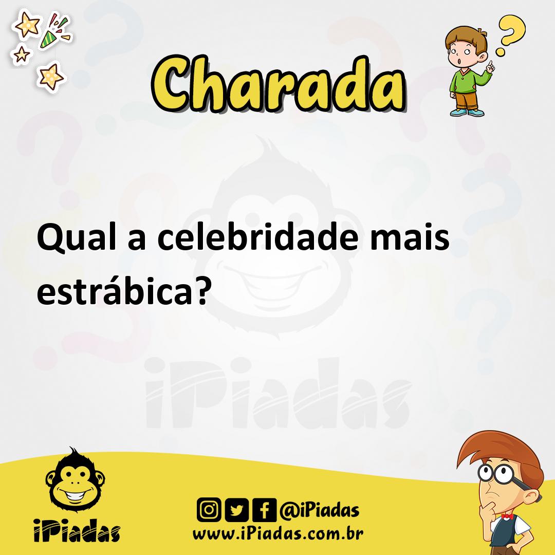 Ilustração de Qual a celebridade mais estrábica? no iPiadas