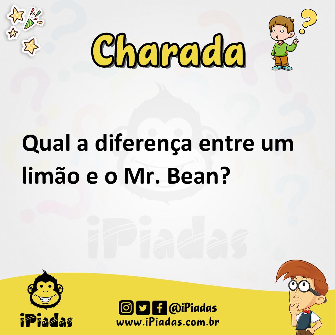 Ilustração de Qual a diferença entre um limão e o Mr. Bean? no iPiadas
