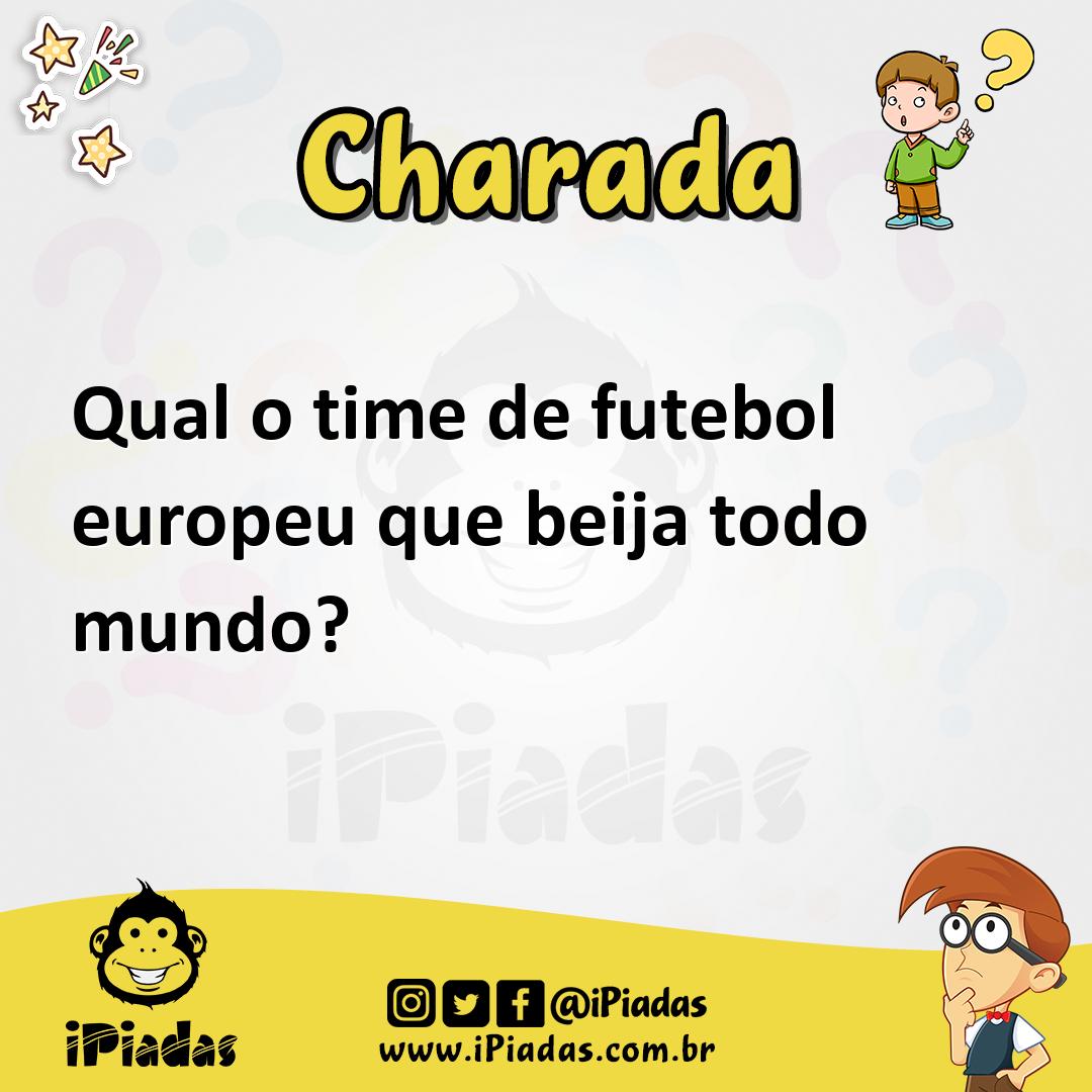 Ilustração de Qual o time de futebol europeu que beija todo mundo? no iPiadas