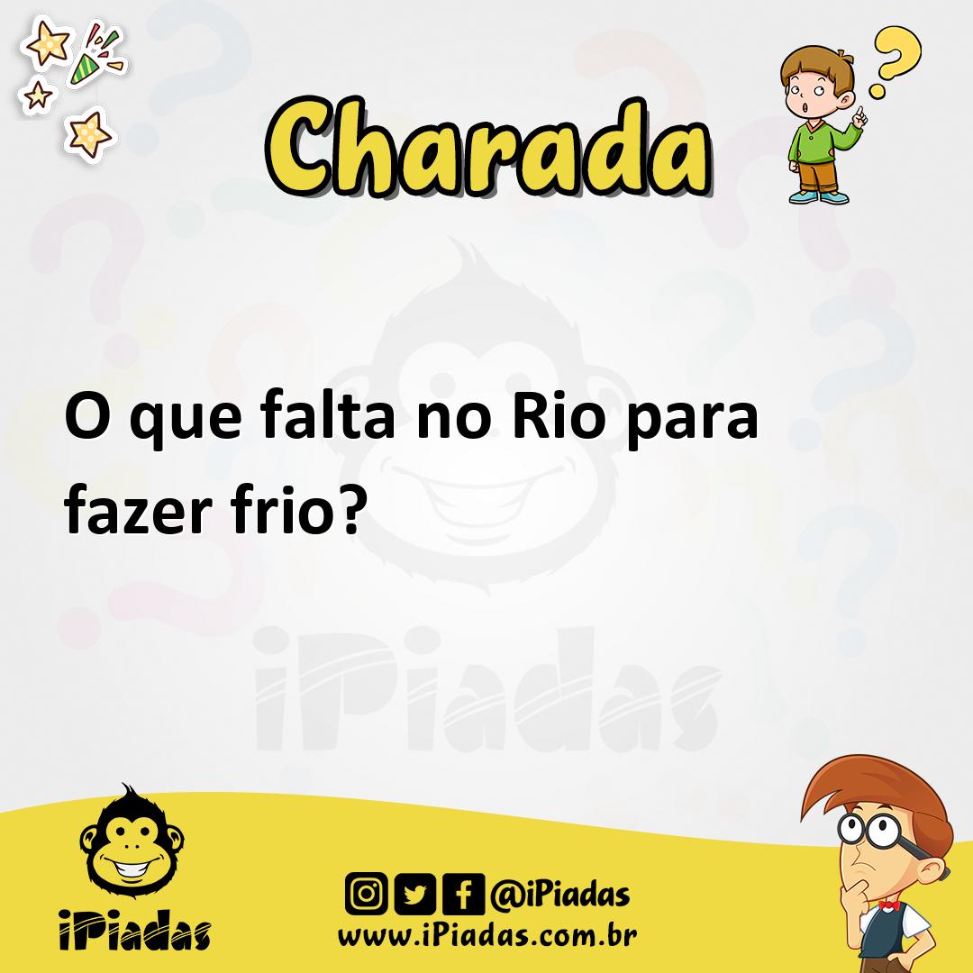 Ilustração de O que falta no Rio para fazer frio? no iPiadas