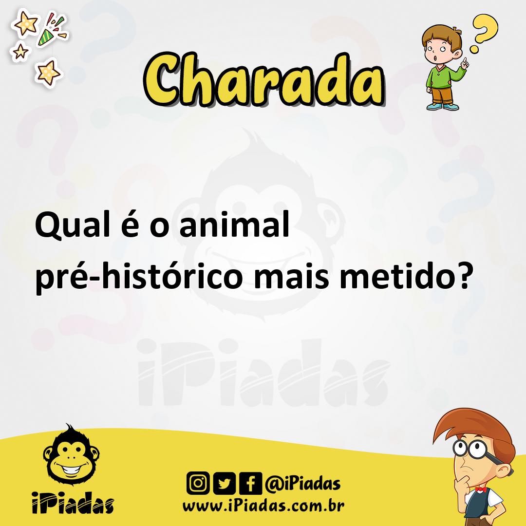 Ilustração de Qual é o animal pré-histórico mais metido? no iPiadas
