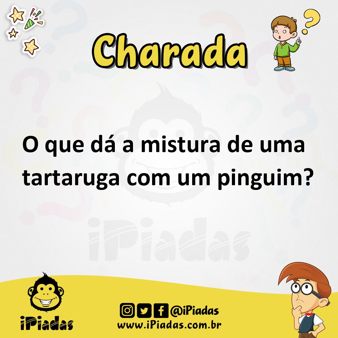 Ilustração de O que dá a mistura de uma tartaruga com um pinguim? no iPiadas