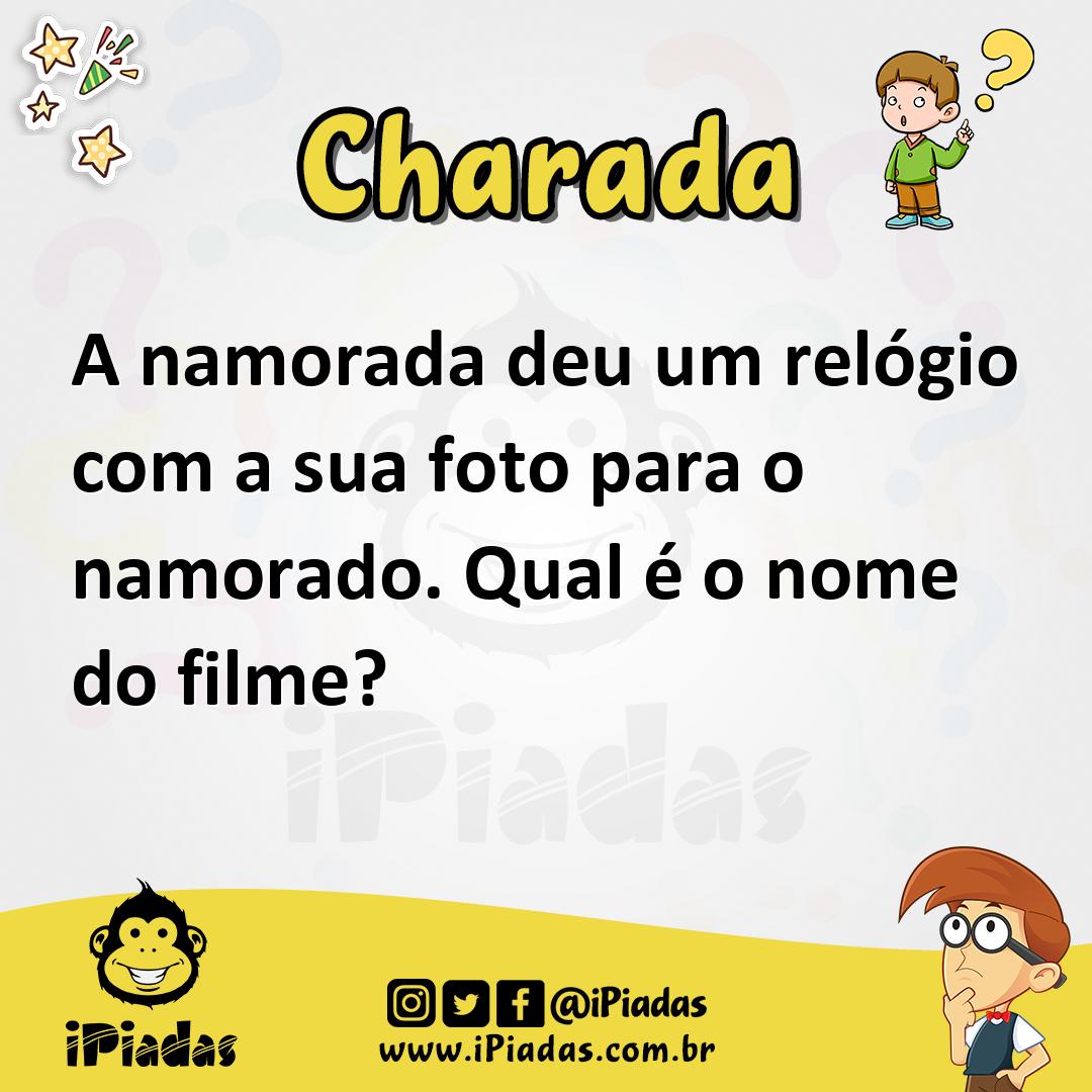 Ilustração de A namorada deu um relógio com a sua foto para o namorado. Qual é o nome do filme? no iPiadas
