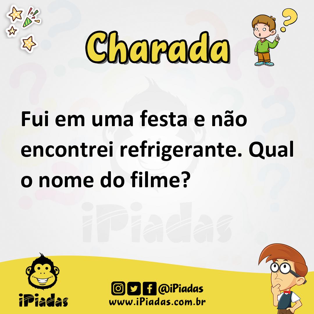 Ilustração de Fui em uma festa e não encontrei refrigerante. Qual o nome do filme? no iPiadas