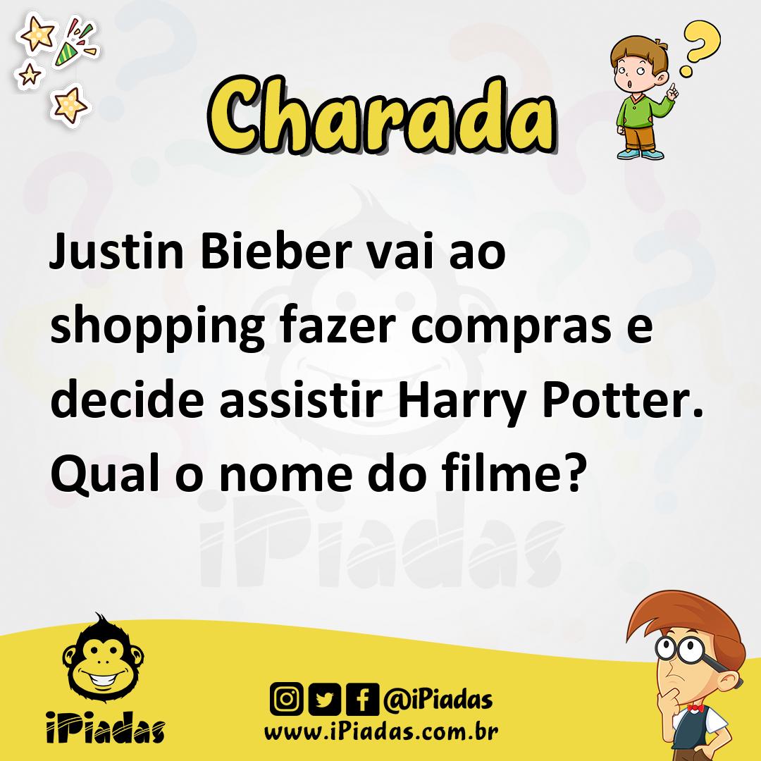 Justin bieber vai ao shopping fazer compras e decide assistir harry