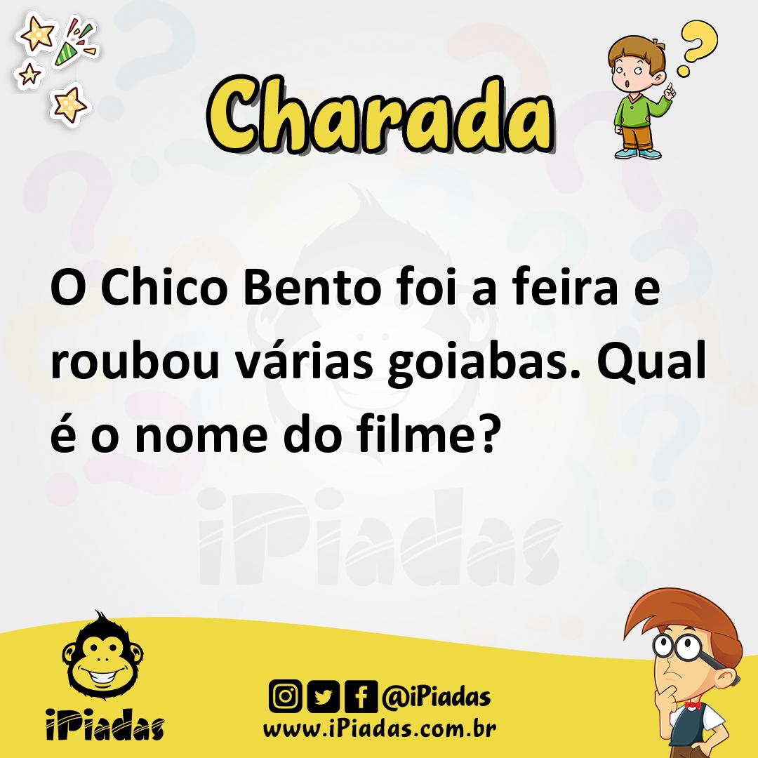 Ilustração de O Chico Bento foi a feira e roubou várias goiabas. Qual é o nome do filme? no iPiadas