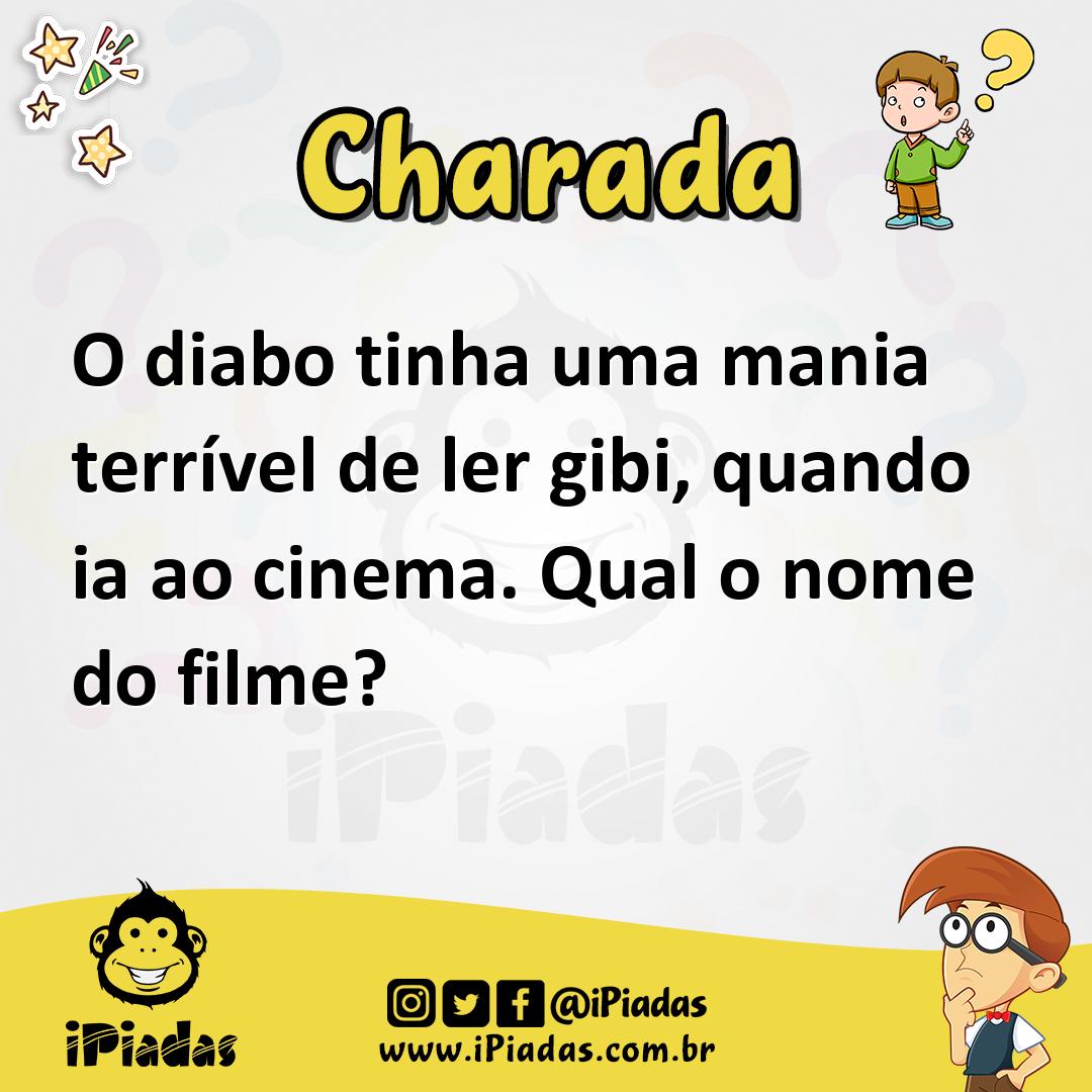 O diabo tinha uma mania terrível de ler gibi, quando ia ao cinema. Qual o nome do filme?