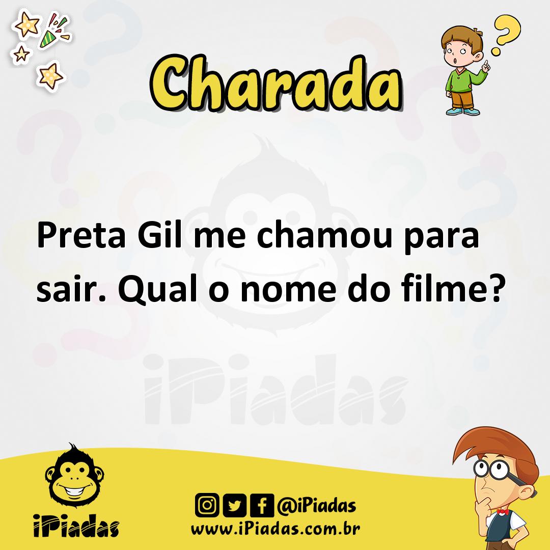 Ilustração de Preta Gil me chamou para sair. Qual o nome do filme? no iPiadas