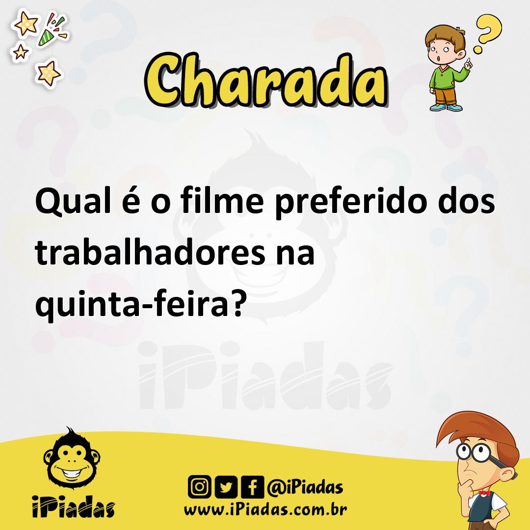 Ilustração de Qual é o filme preferido dos trabalhadores na quinta-feira? no iPiadas