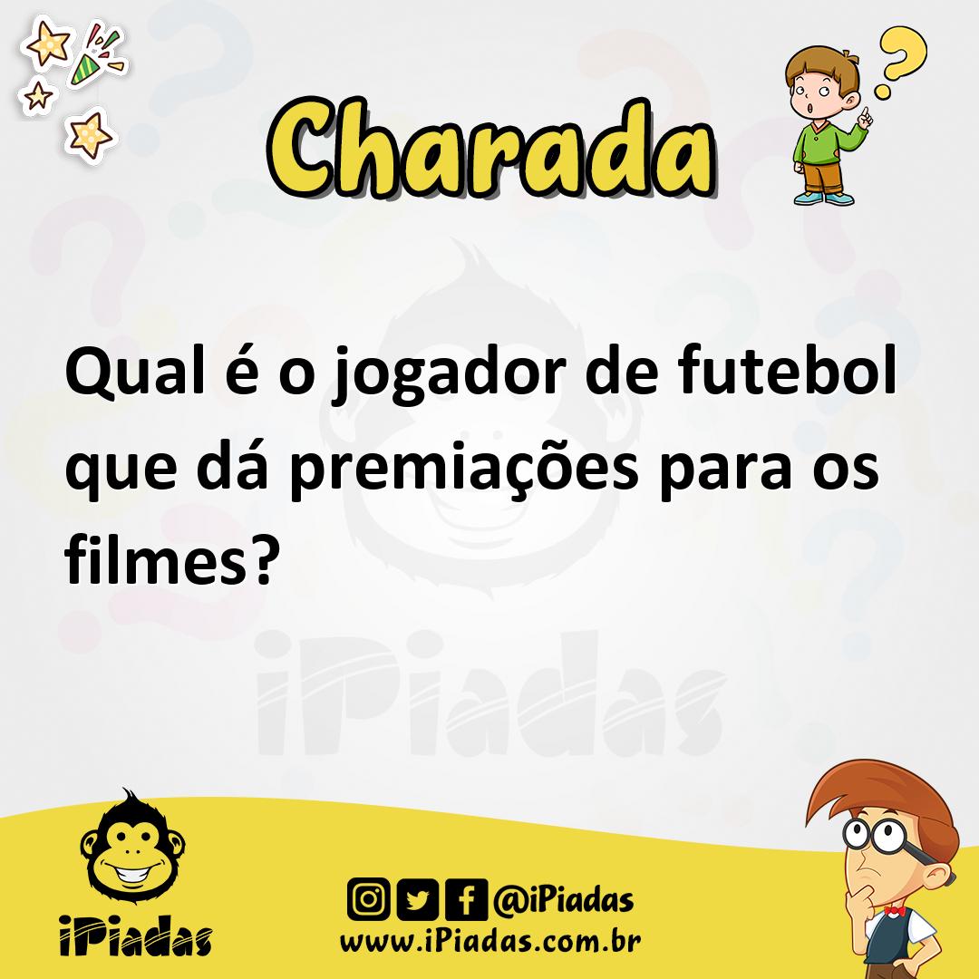 Ilustração de Qual é o jogador de futebol que dá premiações para os filmes? no iPiadas