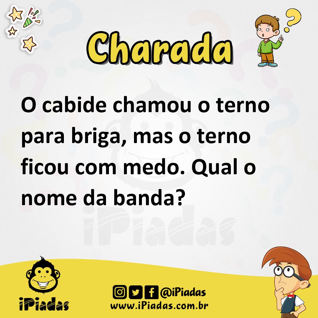 Ilustração de O cabide chamou o terno para briga, mas o terno ficou com medo. Qual o nome da banda? no iPiadas