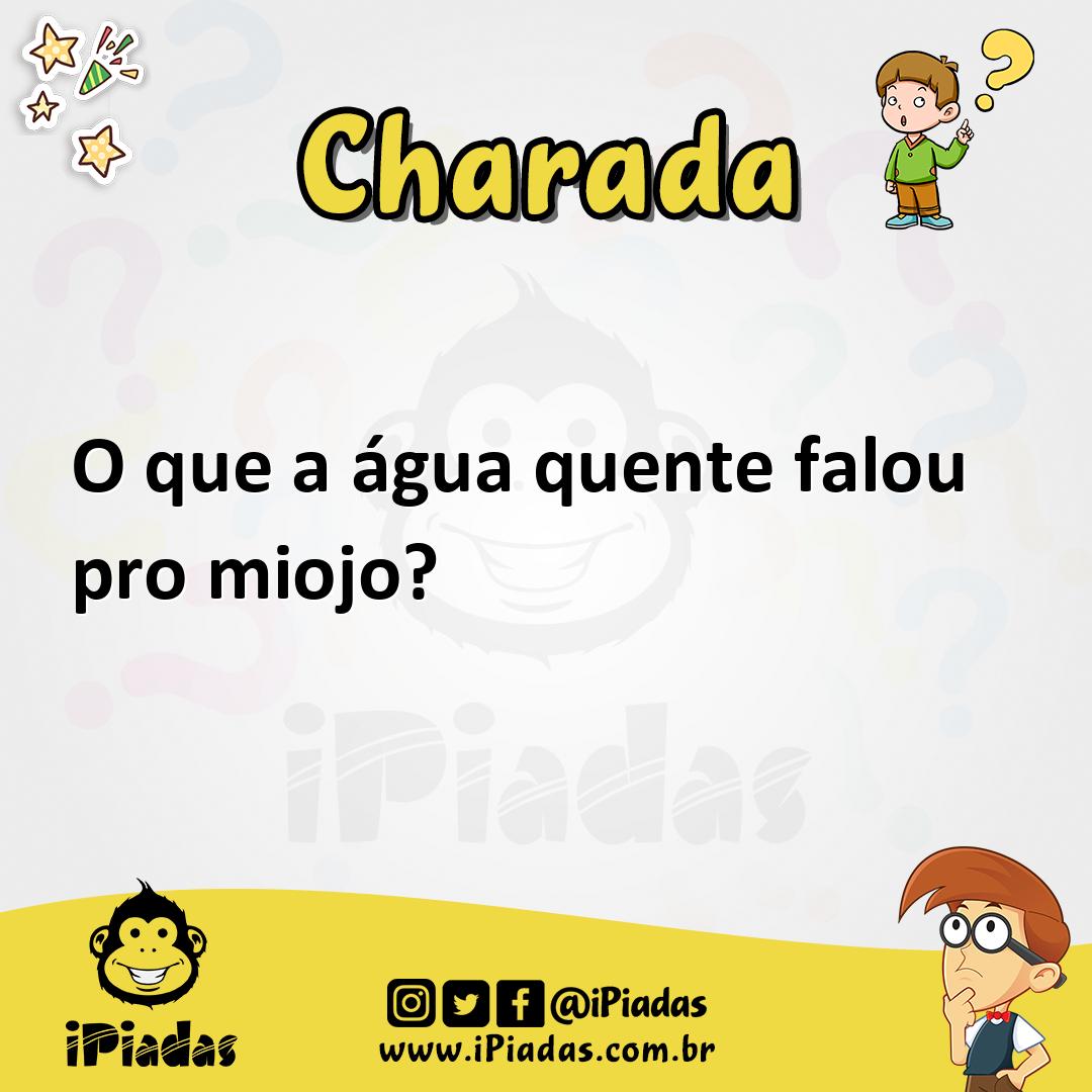 Ilustração de O que a água quente falou pro miojo? no iPiadas