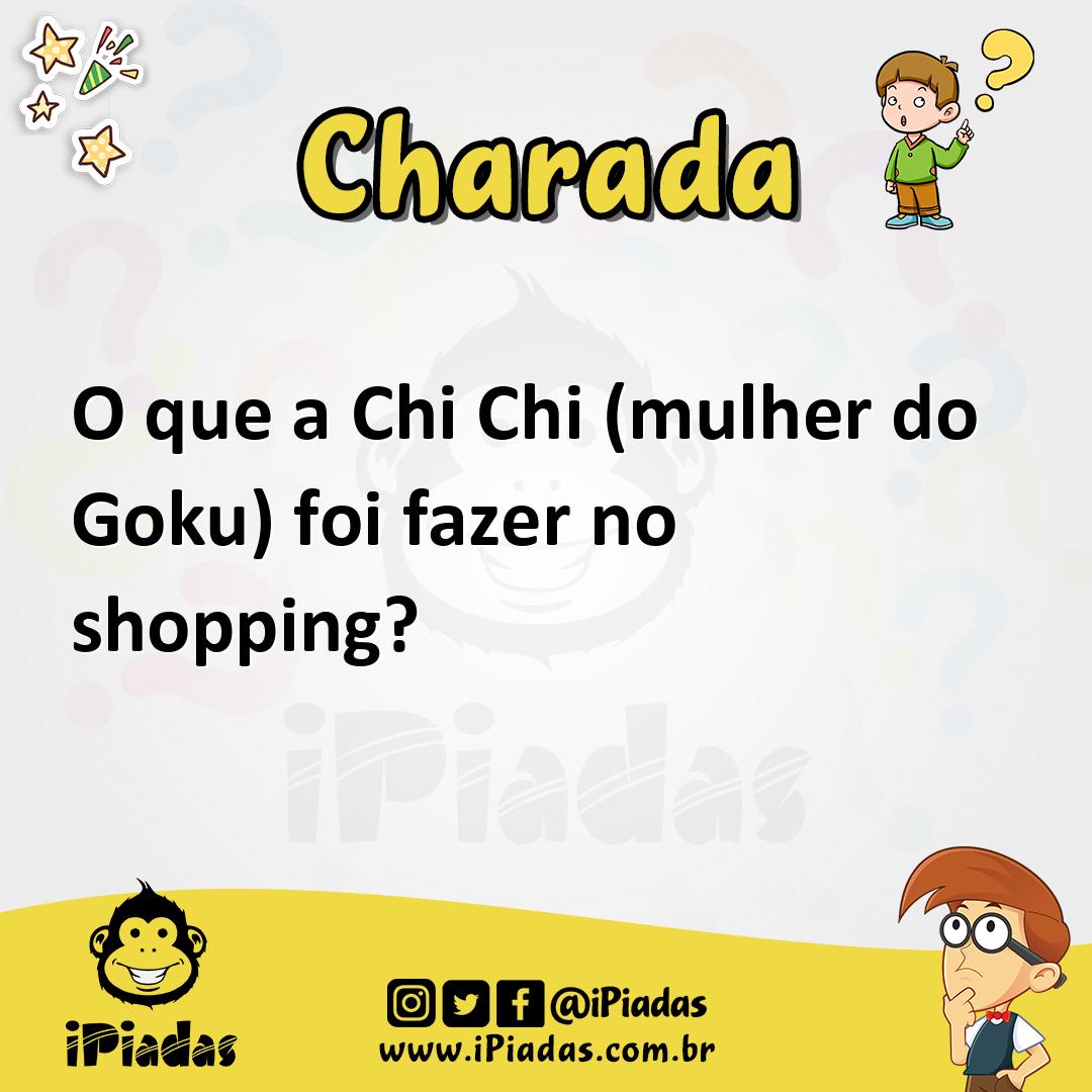 Ilustração de O que a Chi Chi (mulher do Goku) foi fazer no shopping? no iPiadas