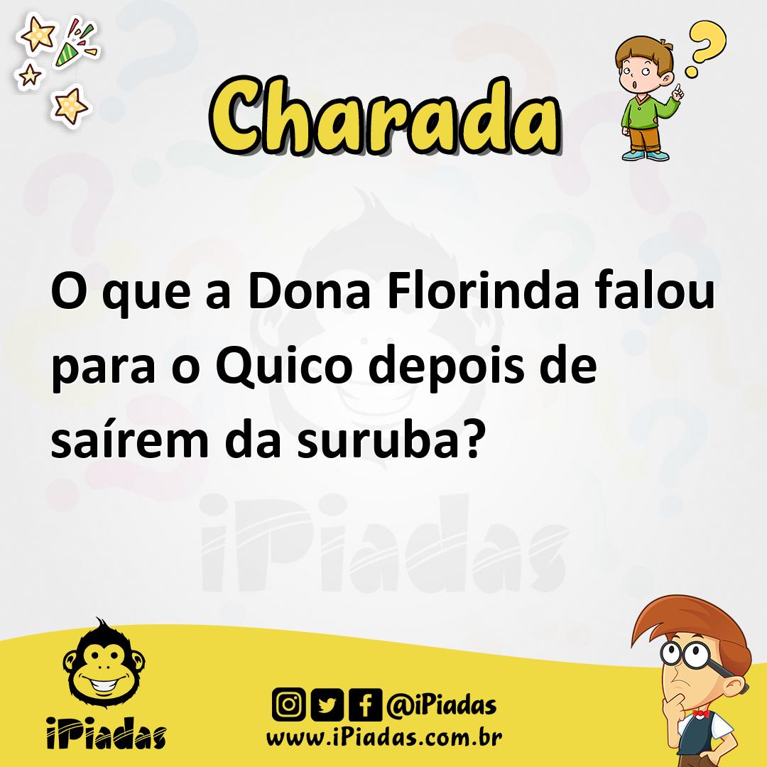 Ilustração de O que a Dona Florinda falou para o Quico depois de saírem da suruba? no iPiadas