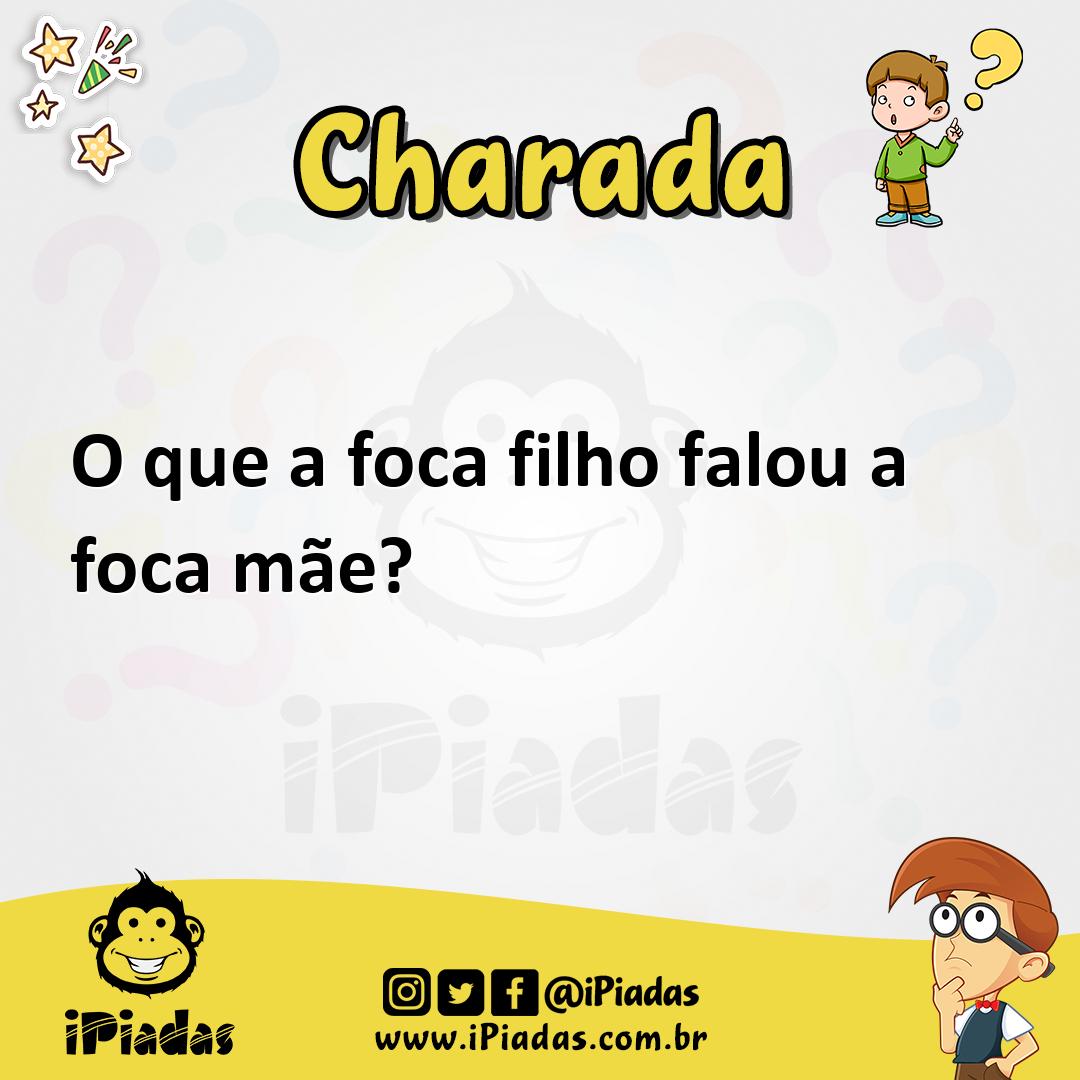 Ilustração de O que a foca filho falou a foca mãe? no iPiadas