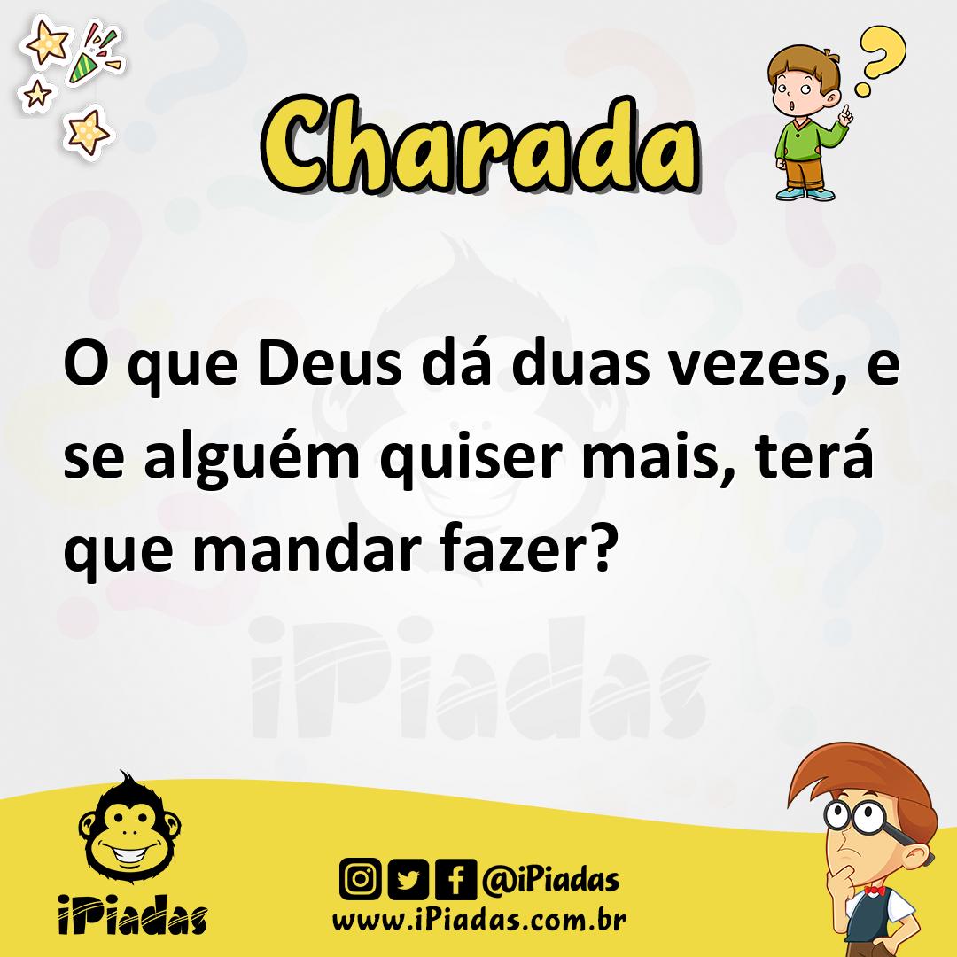 O que é que cai de pé e corre deitado?