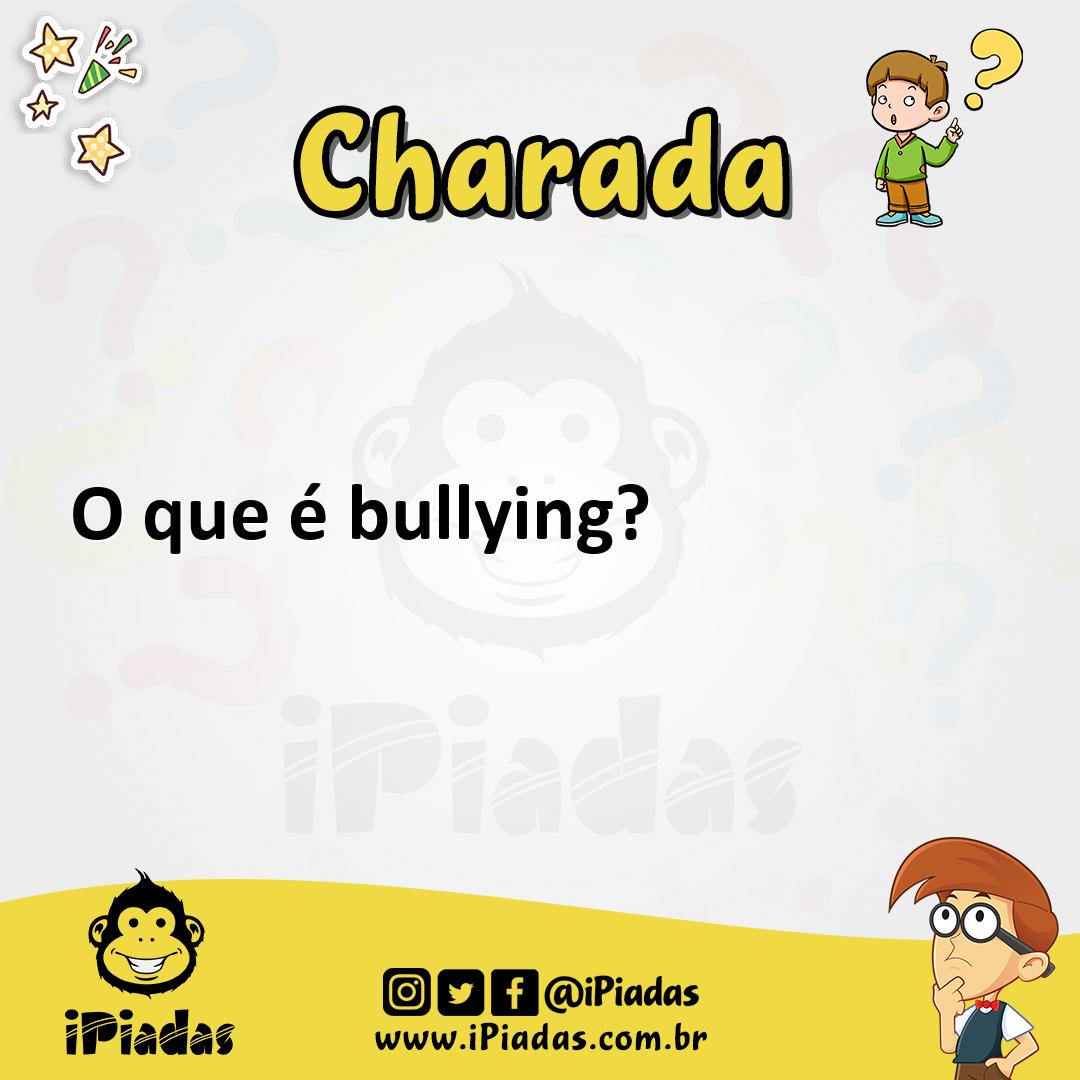Ilustração de O que é bullying? no iPiadas