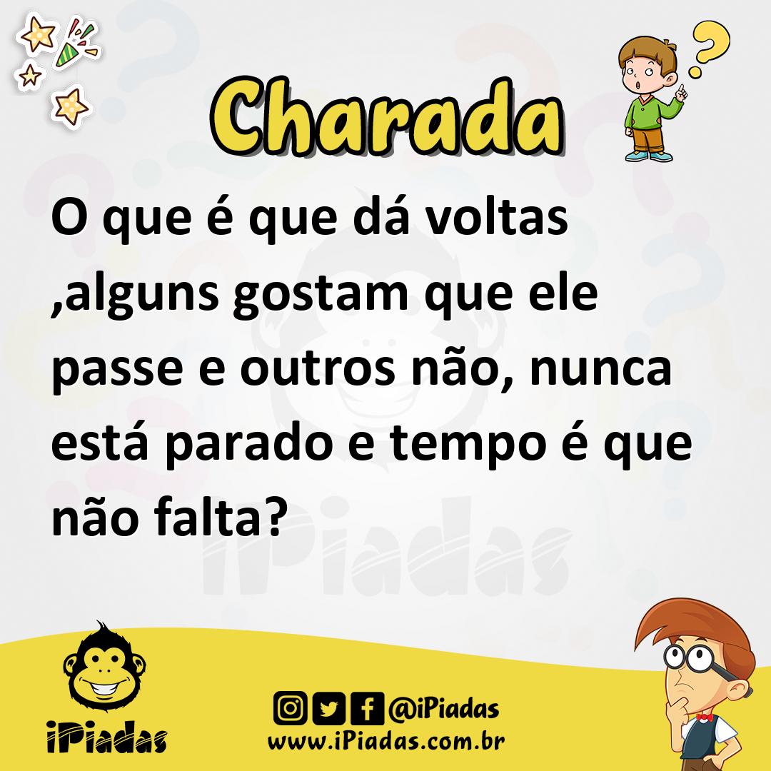 Ilustração de O que é que dá voltas ,alguns gostam que ele passe e outros não, nunca está parado e tempo é que não falta? no iPiadas