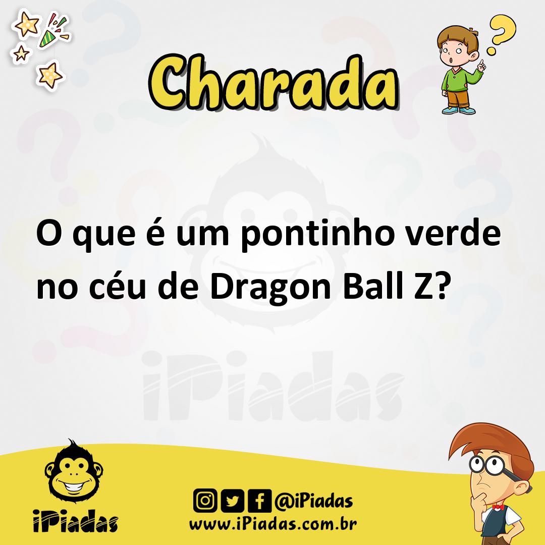 Ilustração de O que é um pontinho verde no céu de Dragon Ball Z? no iPiadas