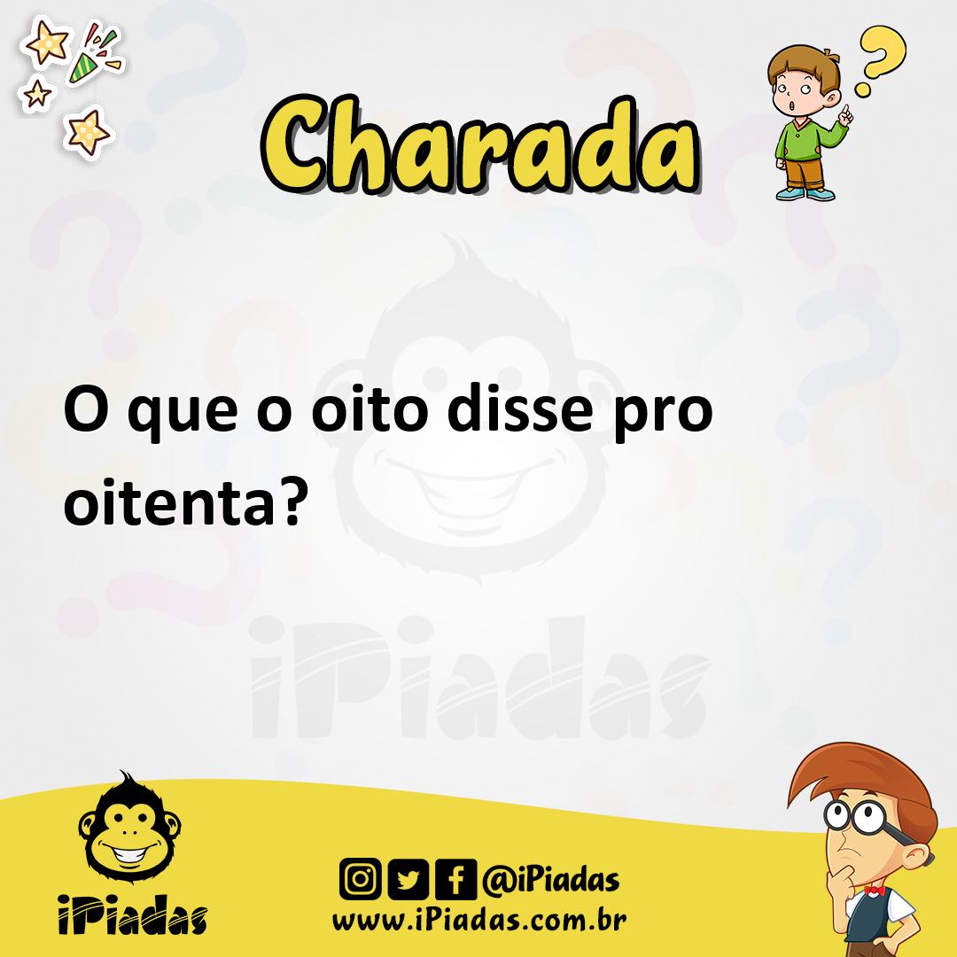 Ilustração de O que o oito disse pro oitenta? no iPiadas