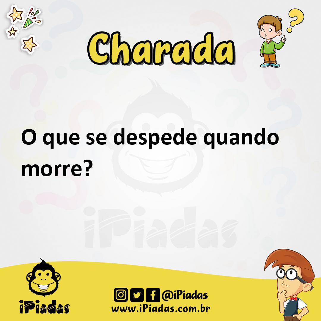 Ilustração de O que se despede quando morre? no iPiadas