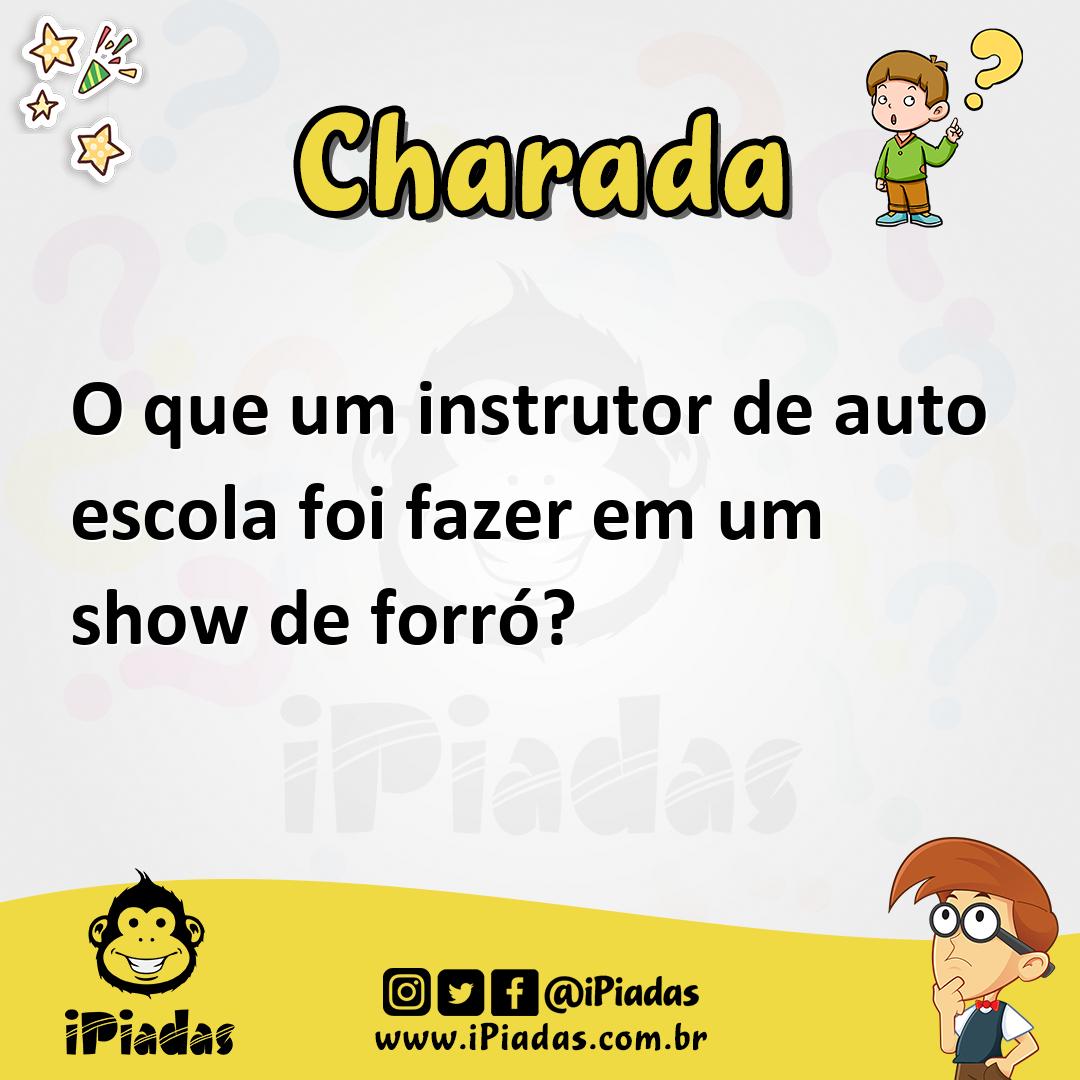Ilustração de O que um instrutor de auto escola foi fazer em um show de forró? no iPiadas