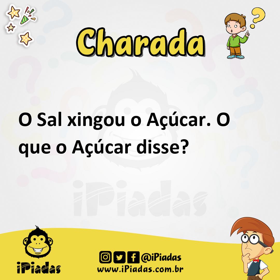 Ilustração de O Sal xingou o Açúcar. O que o Açúcar disse? no iPiadas