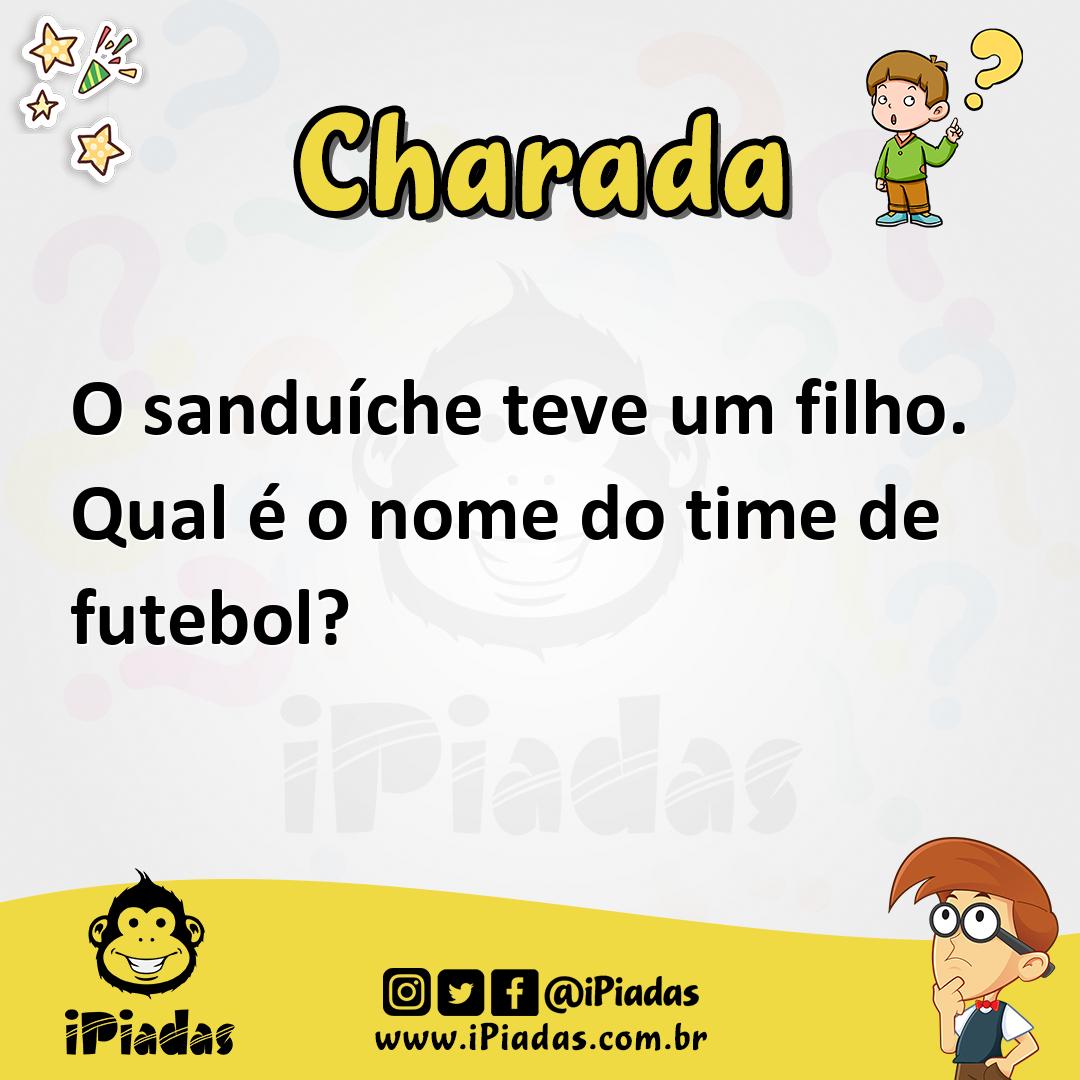 Ilustração de O sanduíche teve um filho. Qual é o nome do time de futebol? no iPiadas