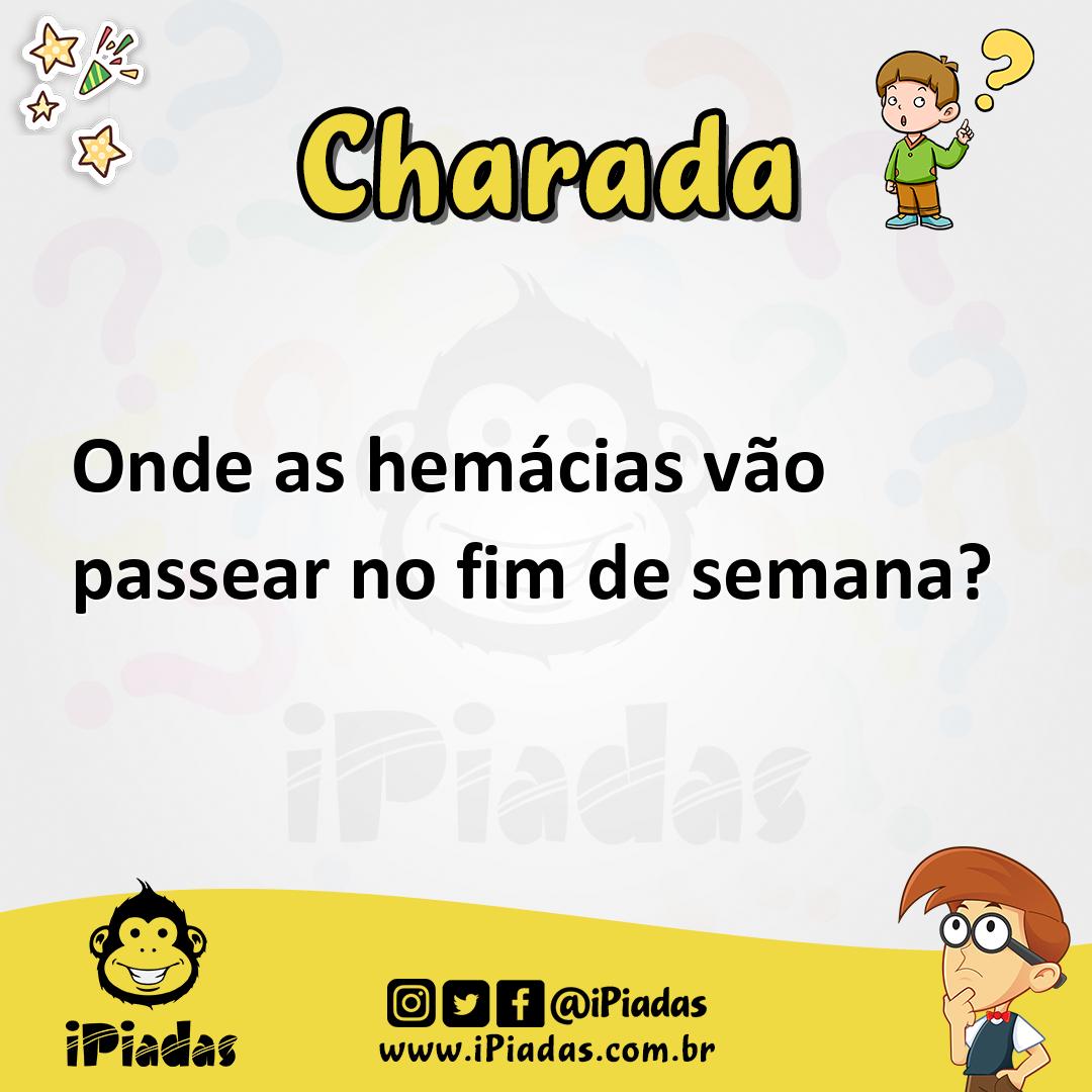 Ilustração de Onde as hemácias vão passear no fim de semana? no iPiadas