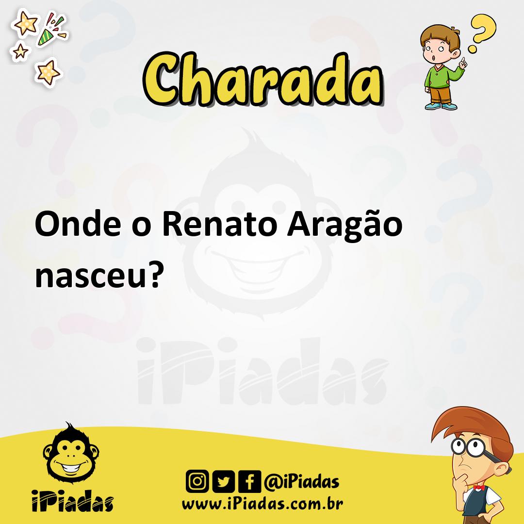 Ilustração de Onde o Renato Aragão nasceu? no iPiadas