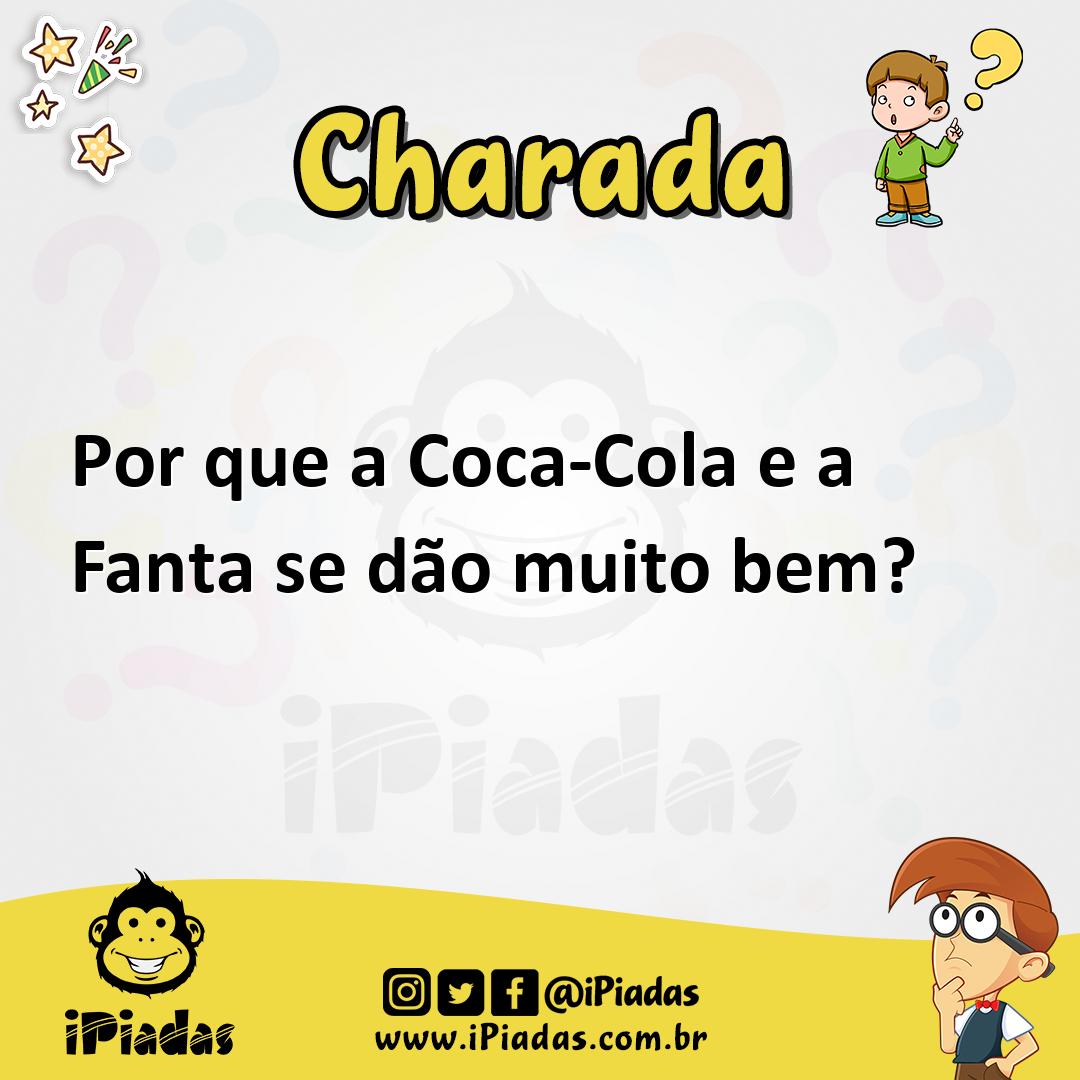 Ilustração de Por que a Coca-Cola e a Fanta se dão muito bem? no iPiadas