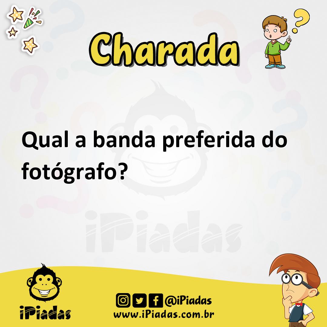 Ilustração de Qual a banda preferida do fotógrafo? no iPiadas