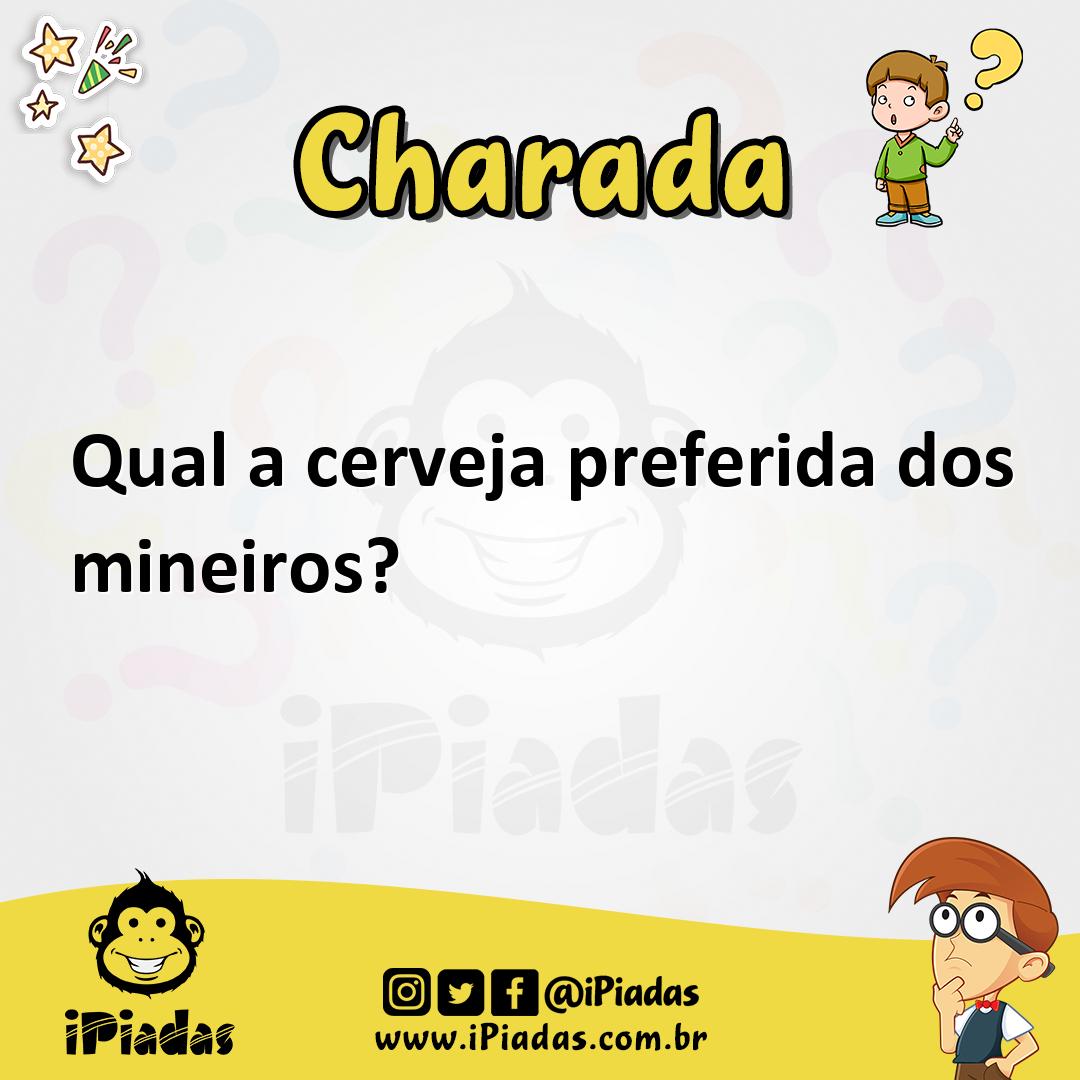Ilustração de Qual a cerveja preferida dos mineiros? no iPiadas