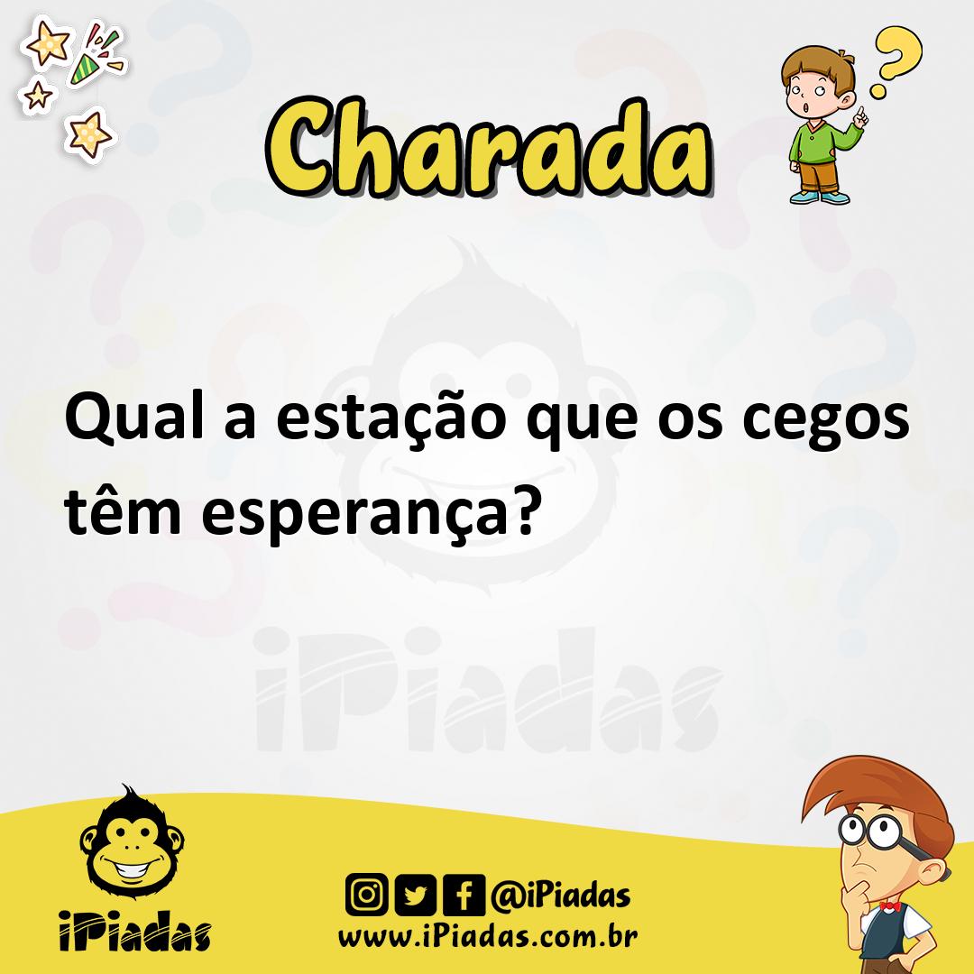 Ilustração de Qual a estação que os cegos têm esperança? no iPiadas