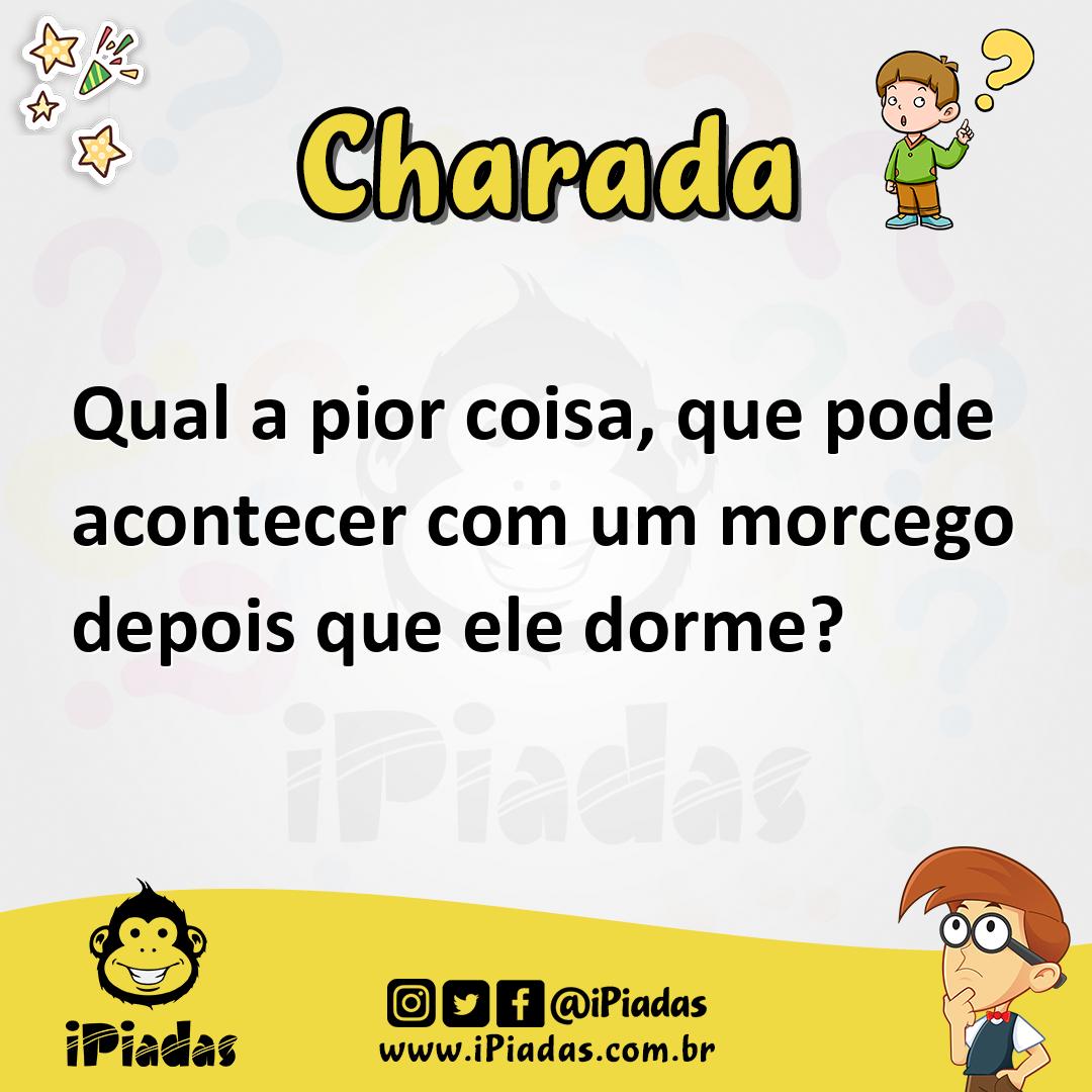 Ilustração de Qual a pior coisa, que pode acontecer com um morcego depois que ele dorme? no iPiadas