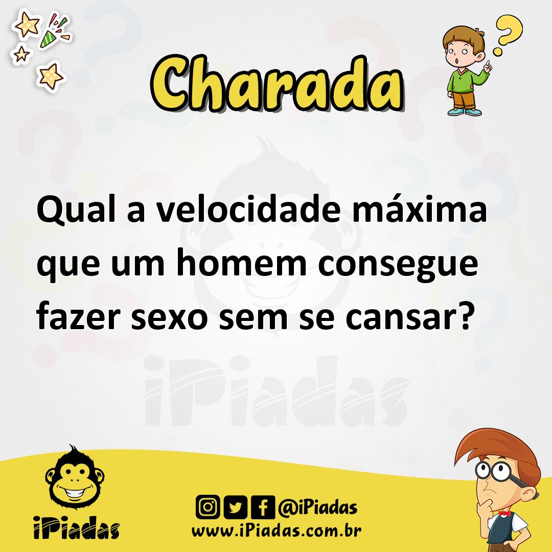 Ilustração de Qual a velocidade máxima que um homem consegue fazer sexo sem se cansar? no iPiadas