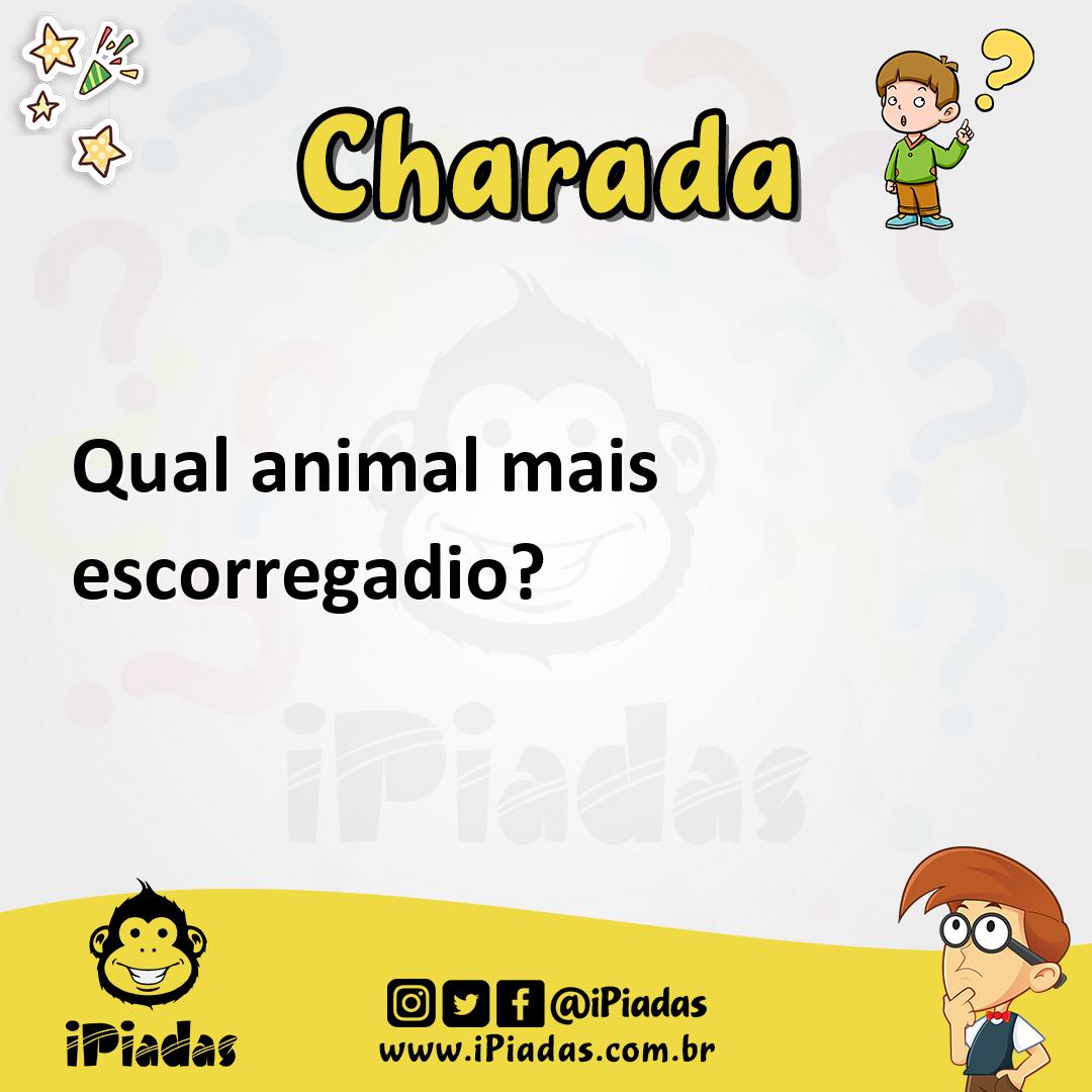 Ilustração de Qual animal mais escorregadio? no iPiadas