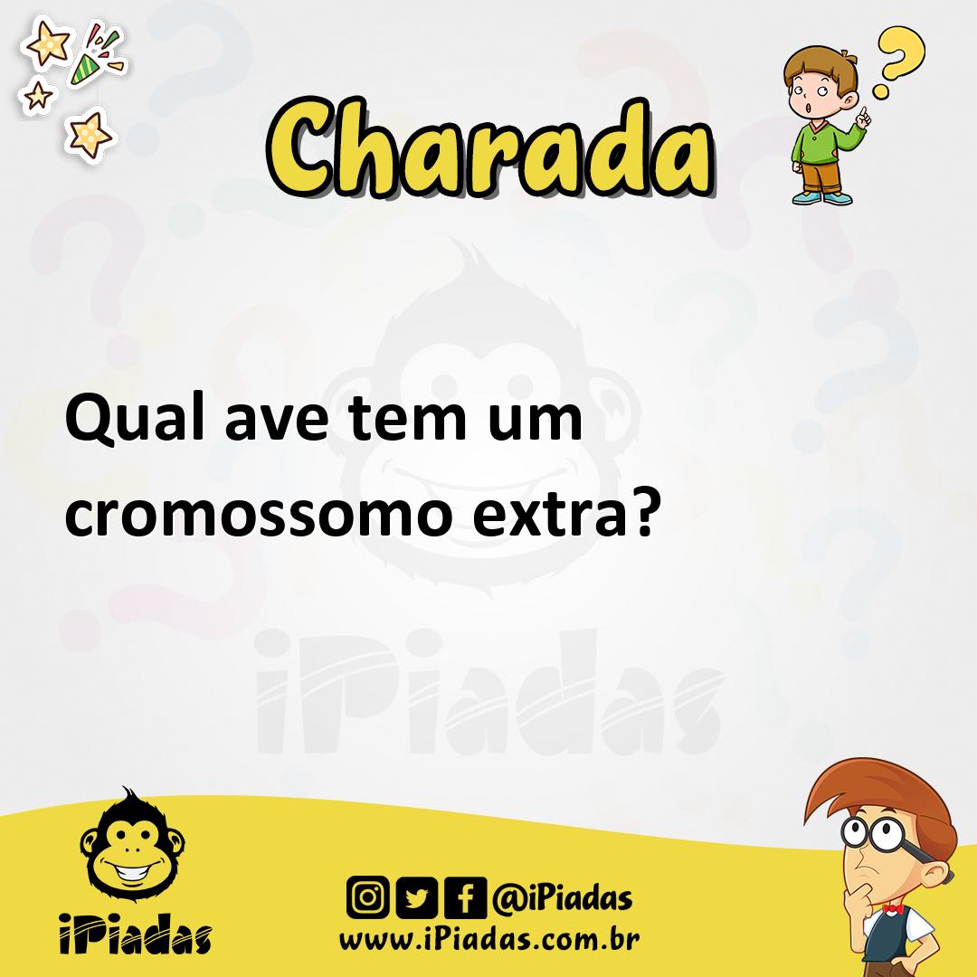 Ilustração de Qual ave tem um cromossomo extra? no iPiadas