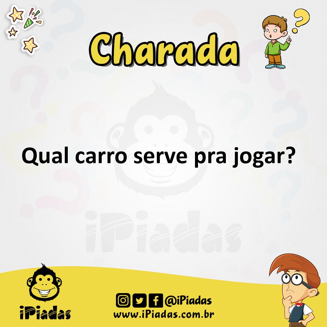 Ilustração de Qual carro serve pra jogar? no iPiadas