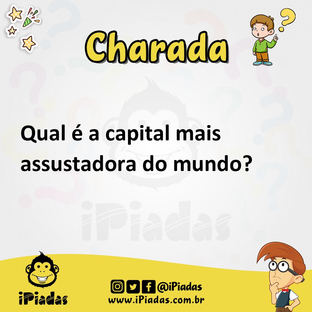 Ilustração de Qual é a capital mais assustadora do mundo? no iPiadas