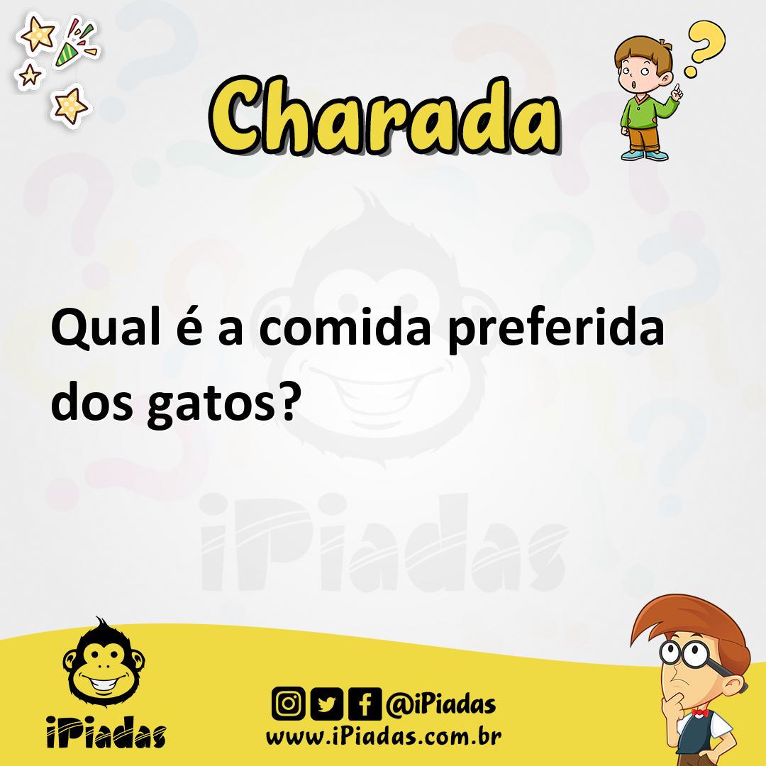 Ilustração de Qual é a comida preferida dos gatos? no iPiadas