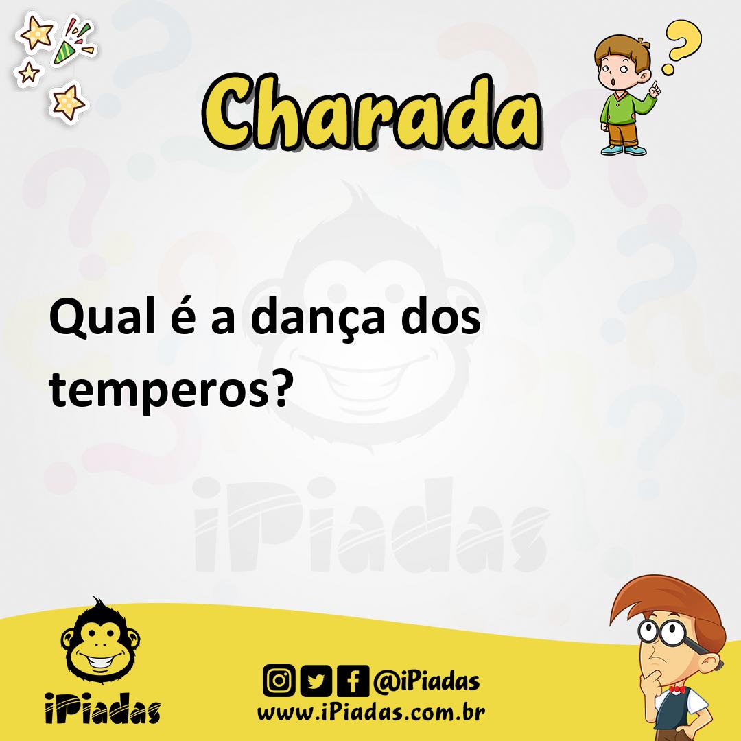 Ilustração de Qual é a dança dos temperos? no iPiadas