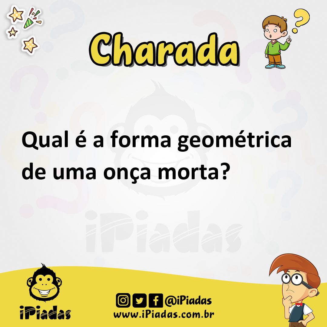 Ilustração de Qual é a forma geométrica de uma onça morta? no iPiadas