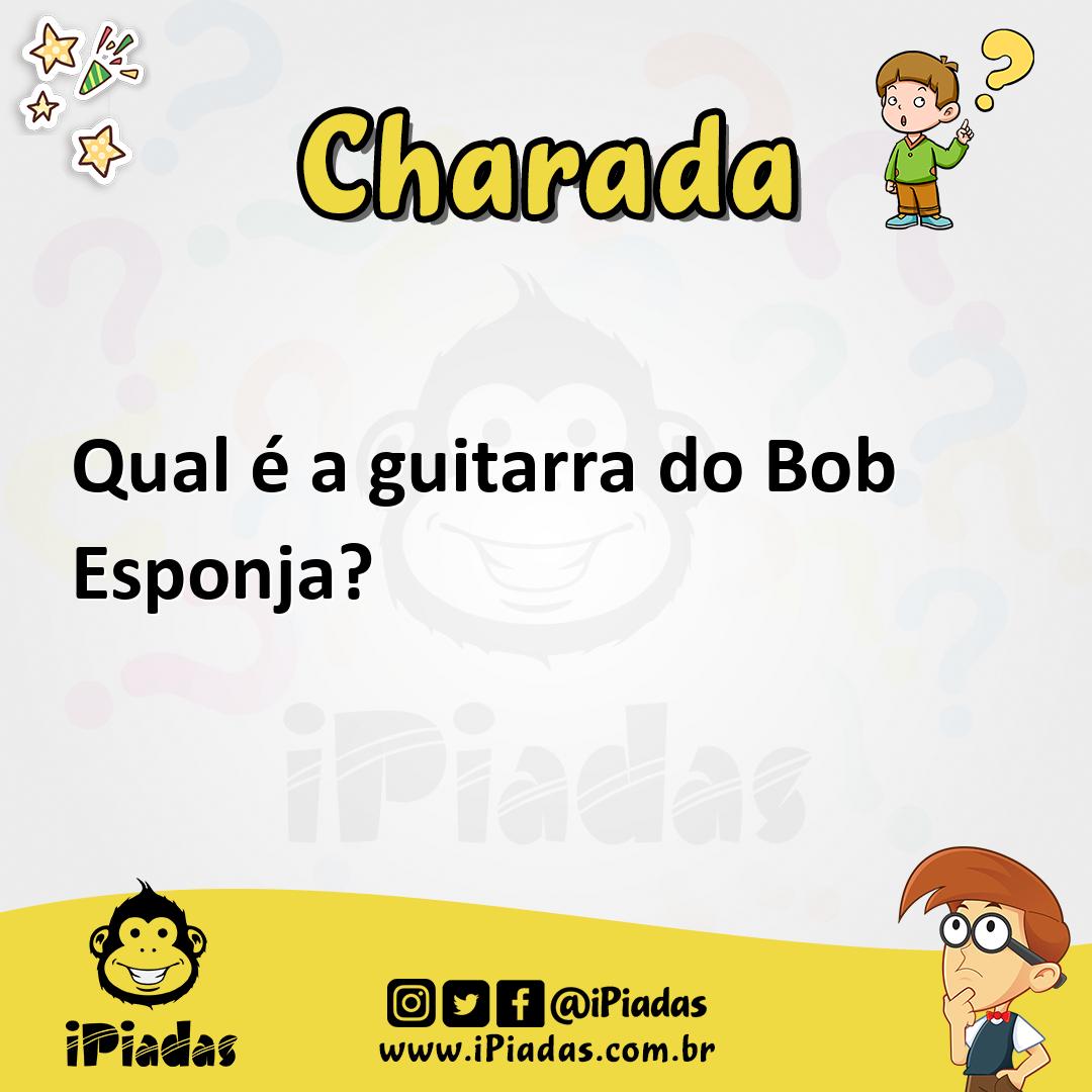 Ilustração de Qual é a guitarra do Bob Esponja? no iPiadas
